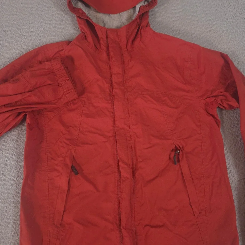 VINTAGE REI Jacket Boys L 14/16‎ Red Elements Rain Shell Taped Seams Hooded Y2K